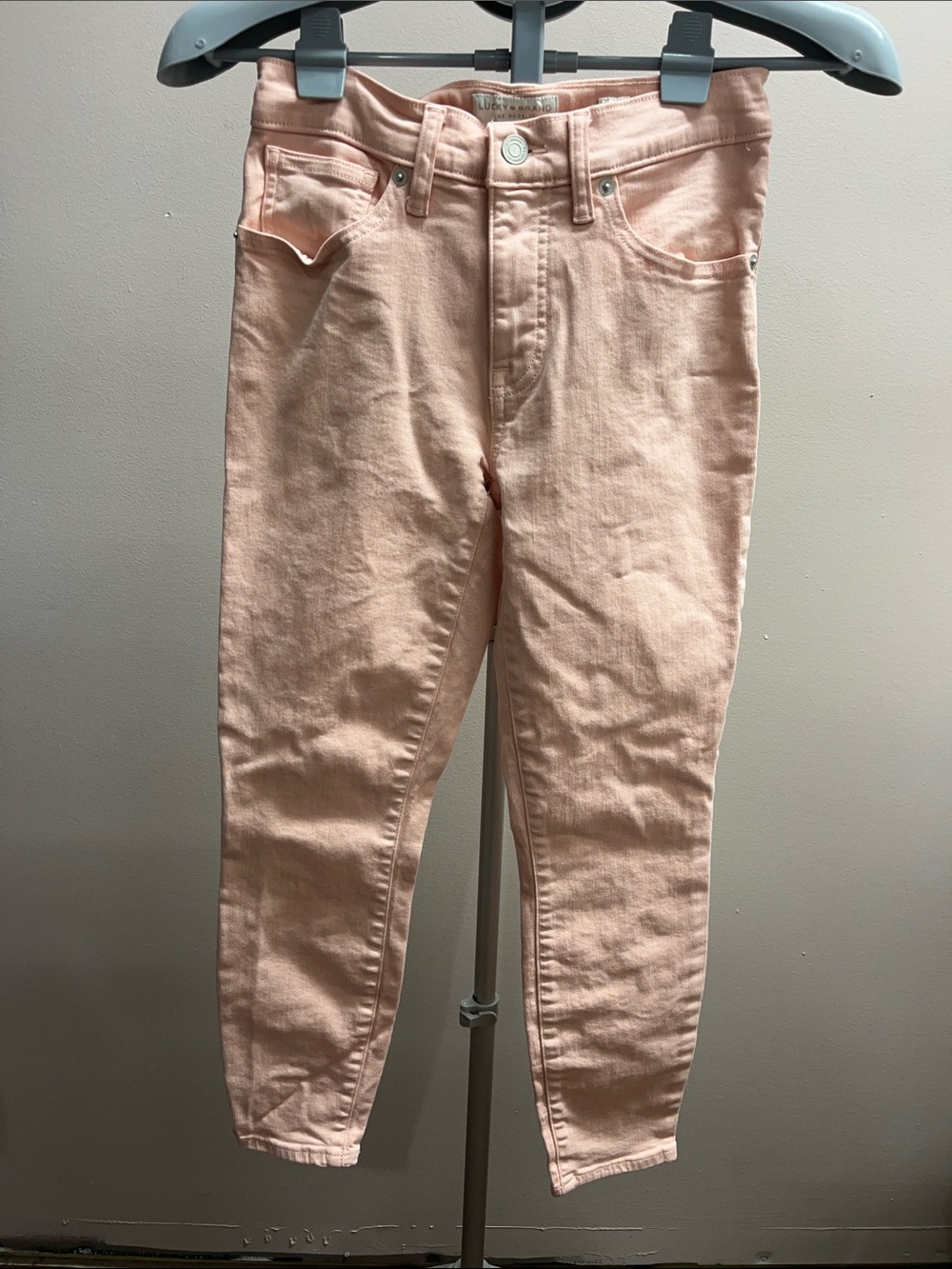 Lucky Brand Peach Ankle Skinny Jeans